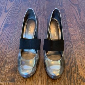 Gianni Bini silver heels